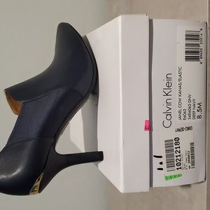 Calvin Klein navy blue shoes